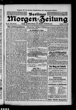 Berliner Morgen-Zeitung vom 29.05.1910