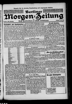 Berliner Morgen-Zeitung vom 05.06.1910