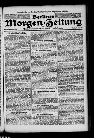 Berliner Morgen-Zeitung vom 07.06.1910