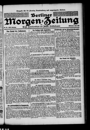 Berliner Morgen-Zeitung vom 08.06.1910