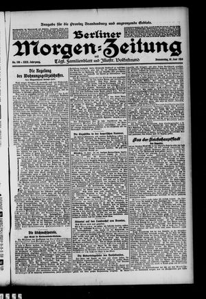 Berliner Morgen-Zeitung vom 16.06.1910