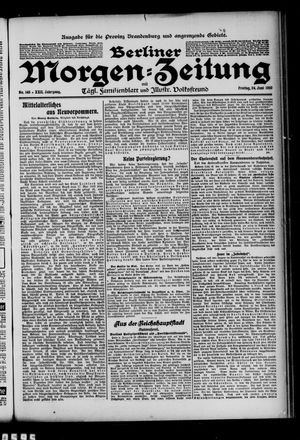 Berliner Morgen-Zeitung vom 24.06.1910