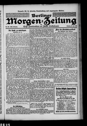Berliner Morgen-Zeitung vom 28.06.1910