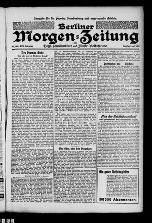 Berliner Morgen-Zeitung vom 03.07.1910
