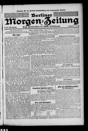 Berliner Morgen-Zeitung vom 09.07.1910