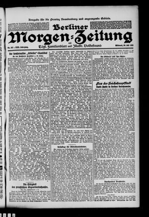 Berliner Morgen-Zeitung vom 20.07.1910