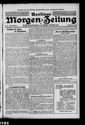 Berliner Morgen-Zeitung vom 24.07.1910