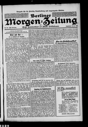 Berliner Morgen-Zeitung vom 30.07.1910