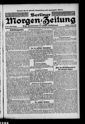 Berliner Morgen-Zeitung vom 07.08.1910