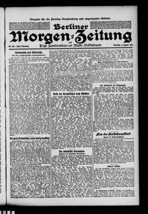 Berliner Morgen-Zeitung vom 09.08.1910