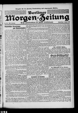 Berliner Morgen-Zeitung vom 11.08.1910