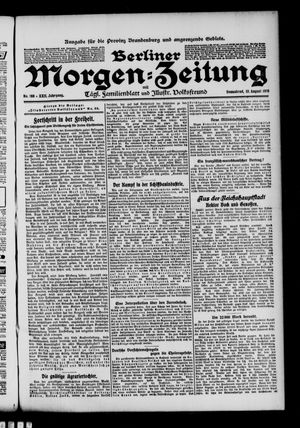 Berliner Morgen-Zeitung vom 13.08.1910