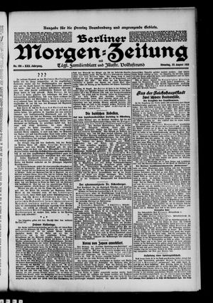 Berliner Morgen-Zeitung vom 23.08.1910