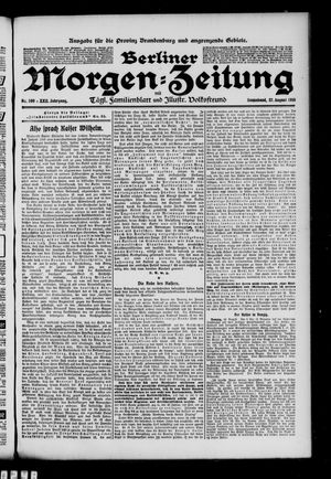 Berliner Morgen-Zeitung on Aug 27, 1910
