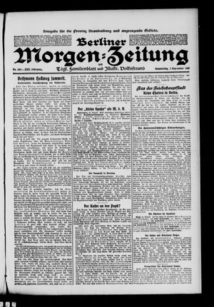 Berliner Morgen-Zeitung vom 01.09.1910
