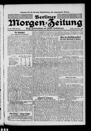 Berliner Morgen-Zeitung vom 02.09.1910