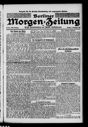 Berliner Morgen-Zeitung on Sep 11, 1910