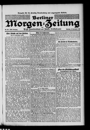 Berliner Morgen-Zeitung vom 13.09.1910