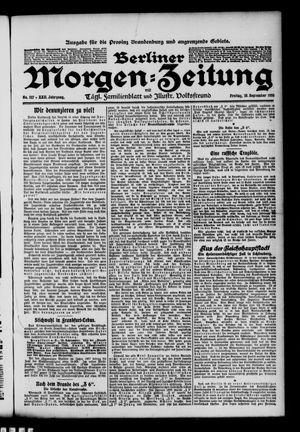 Berliner Morgen-Zeitung vom 16.09.1910