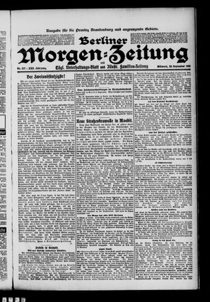 Berliner Morgen-Zeitung vom 28.09.1910
