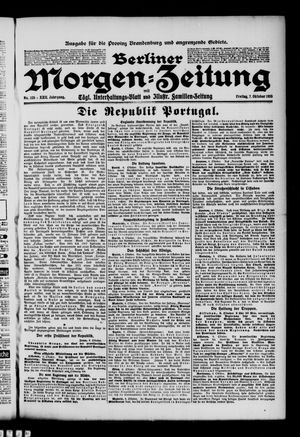 Berliner Morgen-Zeitung vom 07.10.1910