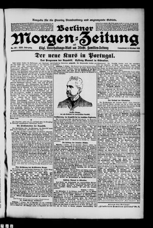 Berliner Morgen-Zeitung vom 08.10.1910