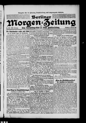 Berliner Morgen-Zeitung vom 11.10.1910