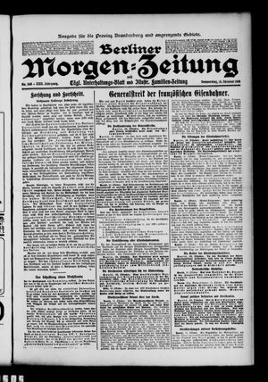 Berliner Morgen-Zeitung vom 13.10.1910