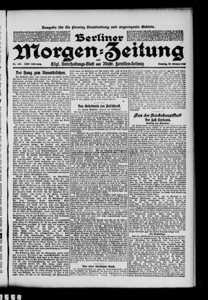 Berliner Morgen-Zeitung vom 23.10.1910