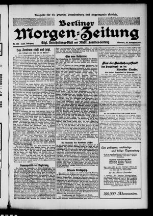 Berliner Morgen-Zeitung vom 30.11.1910