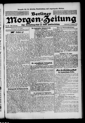 Berliner Morgen-Zeitung vom 03.12.1910