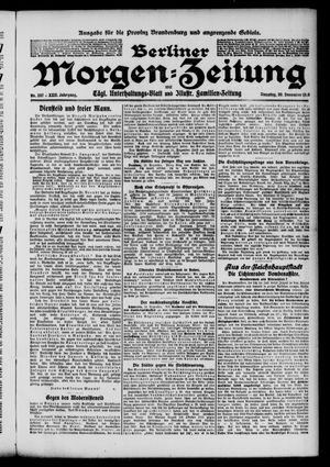 Berliner Morgen-Zeitung vom 20.12.1910