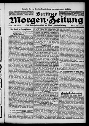 Berliner Morgen-Zeitung vom 21.12.1910