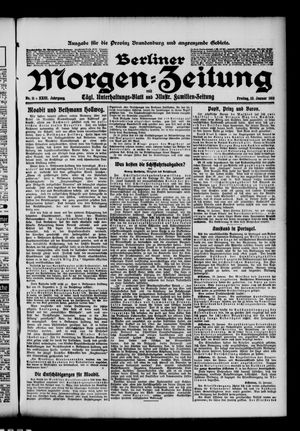 Berliner Morgen-Zeitung vom 13.01.1911