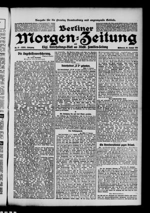 Berliner Morgen-Zeitung vom 18.01.1911