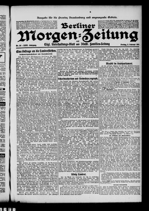 Berliner Morgenzeitung vom 03.02.1911