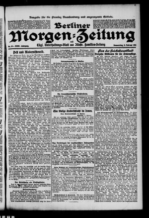 Berliner Morgen-Zeitung vom 09.02.1911