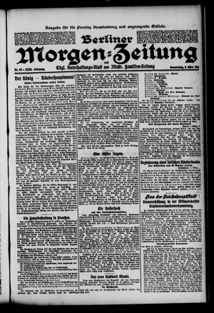 Berliner Morgenzeitung vom 02.03.1911