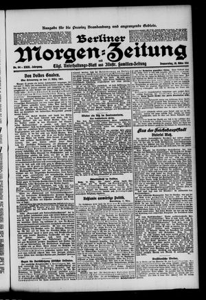 Berliner Morgen-Zeitung vom 16.03.1911