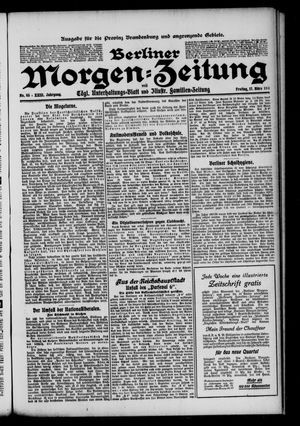 Berliner Morgenzeitung vom 17.03.1911