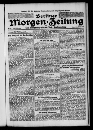 Berliner Morgenzeitung vom 18.03.1911