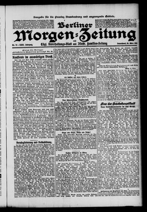 Berliner Morgenzeitung vom 25.03.1911