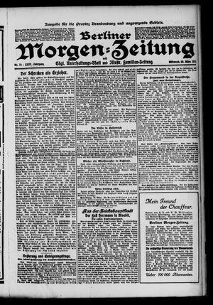 Berliner Morgenzeitung on Mar 29, 1911