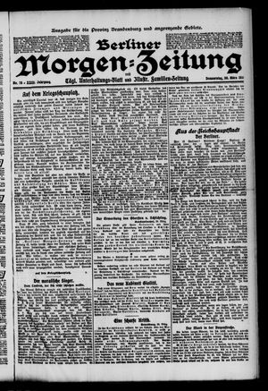 Berliner Morgen-Zeitung vom 30.03.1911