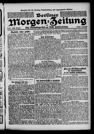 Berliner Morgen-Zeitung on Apr 7, 1911