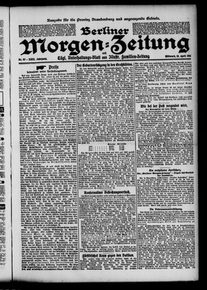 Berliner Morgen-Zeitung on Apr 12, 1911