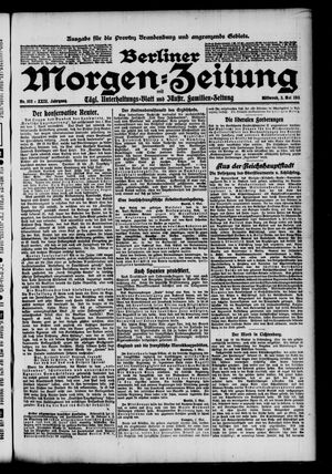 Berliner Morgen-Zeitung vom 03.05.1911