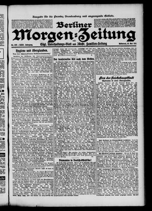 Berliner Morgen-Zeitung vom 10.05.1911