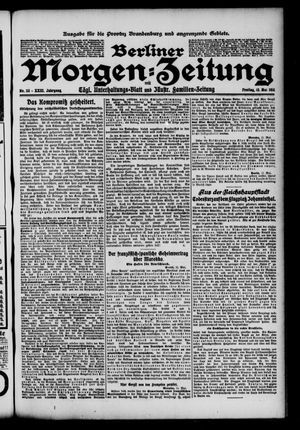 Berliner Morgen-Zeitung vom 12.05.1911