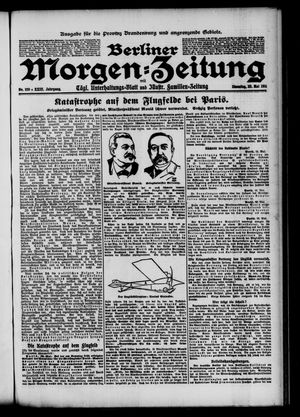 Berliner Morgen-Zeitung vom 23.05.1911